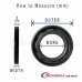 OIL SEAL TC DOUBLE LIP METRIC 08X20X5